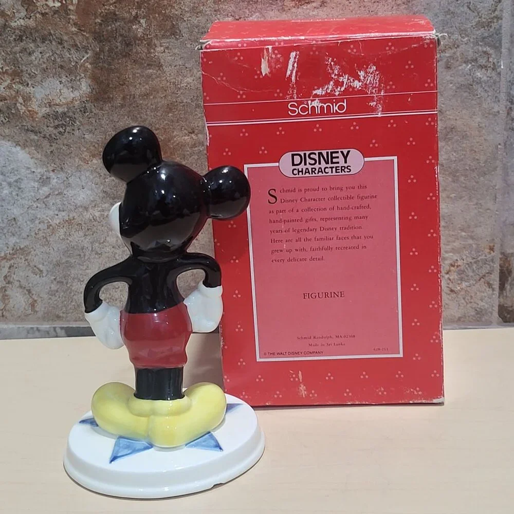 Vintage Schmid Walt Disney Mickey Mouse Figurine